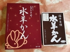 WEBから「水ようかん」発送のご注文